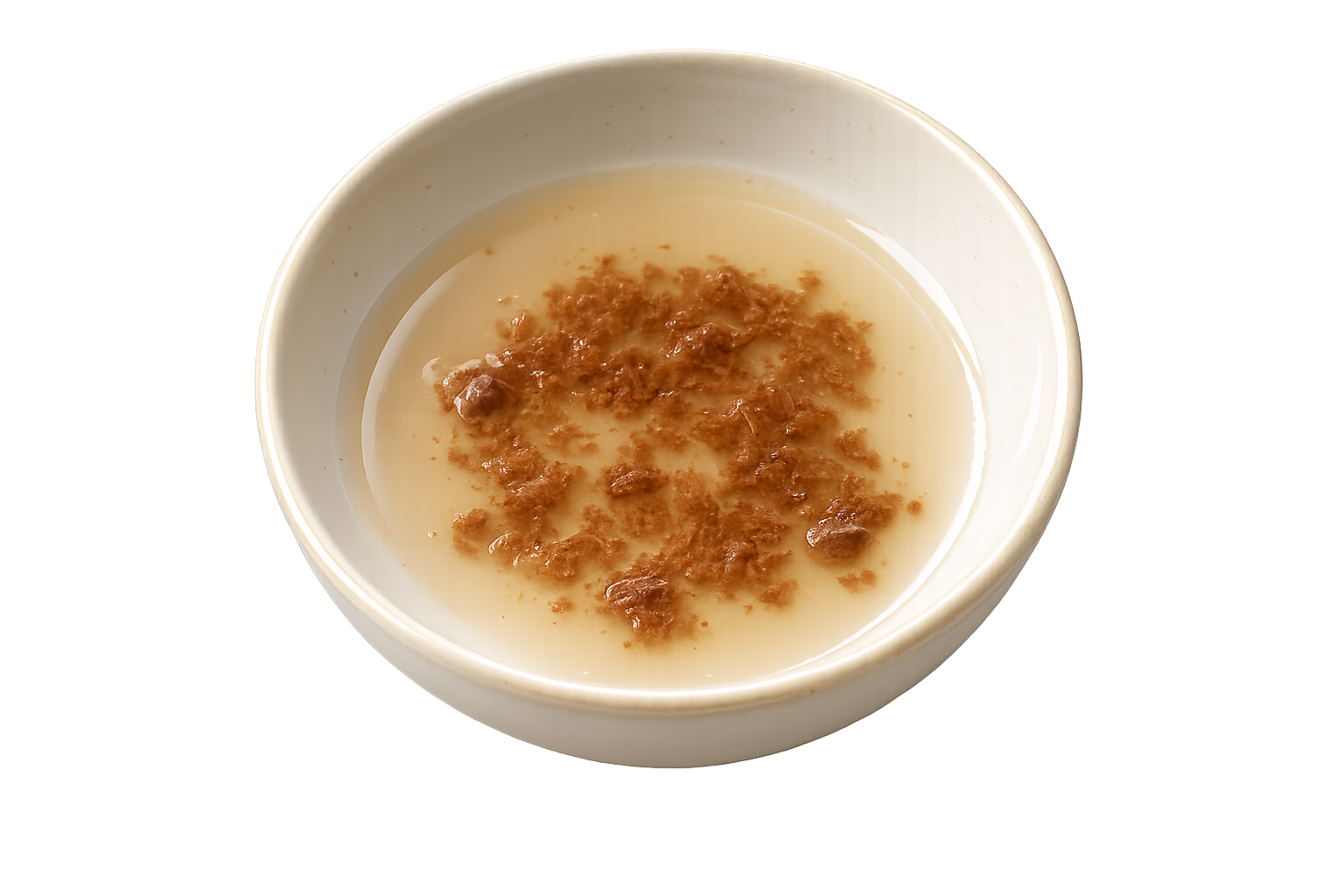 器に盛り付けたごきげんしっぽ ボーンブロススープ